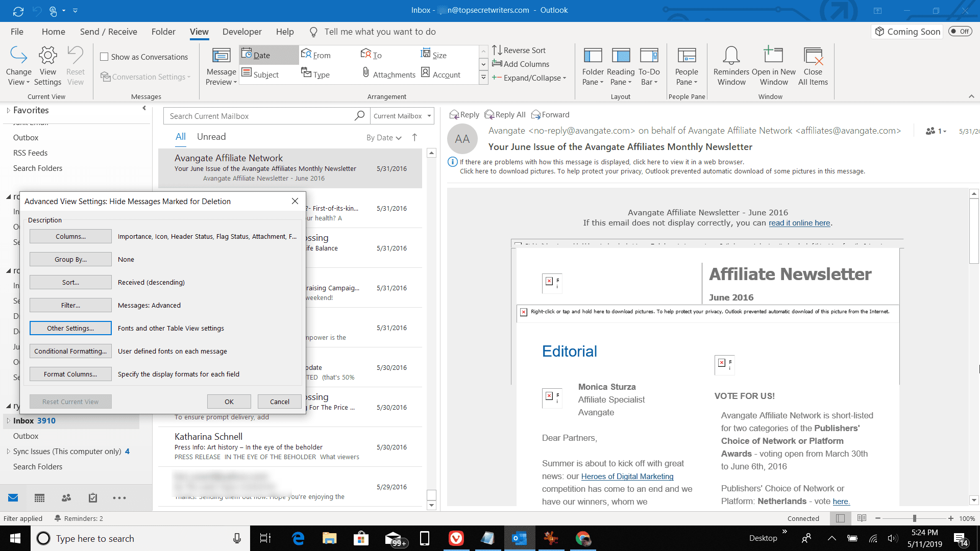 change default font size in outlook for mac
